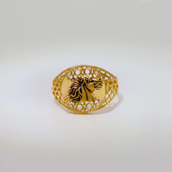 Morvi Horse Designer Gents Ring - Image 2