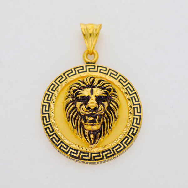 Zig-zag Lion Gents Pendent - Image 2