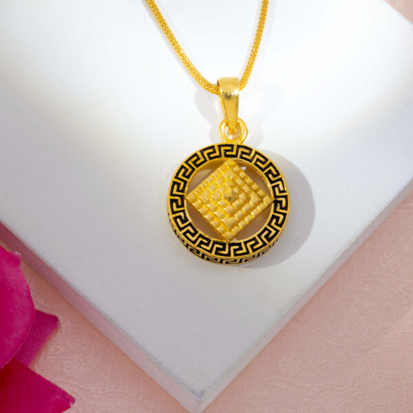 Gold Pendant With Antic Pattern - Image 5