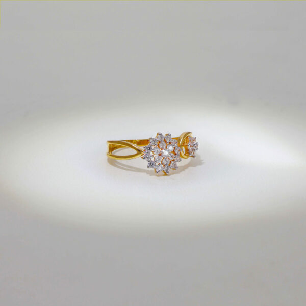 Kiki Fiorella Floral Stone Ring - Image 3