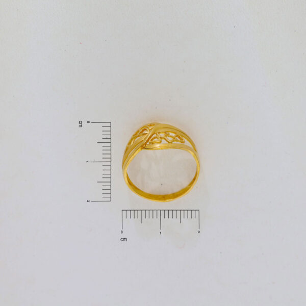 Lovely Gold Heart Ring - Image 5