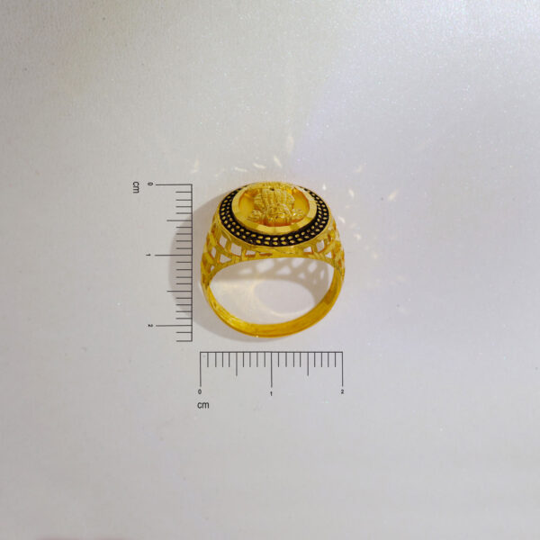 Ashok Stambh Gold Gents Ring - Image 6