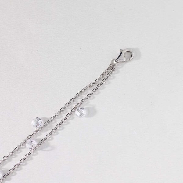 Dual Chain Charm Anklet - Image 4