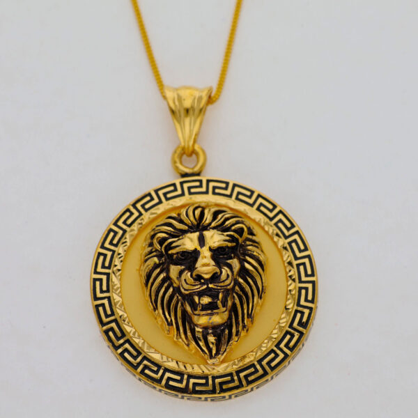 Zig-zag Lion Gents Pendent - Image 3