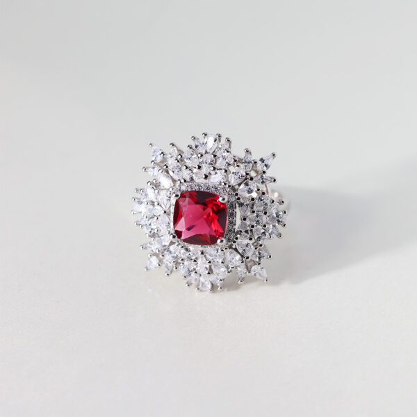 Royal Ruby Zircon Ring - Image 2