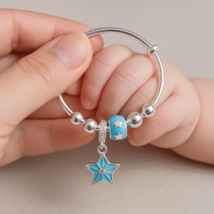 Celestial Charm Hoop  baby pandora