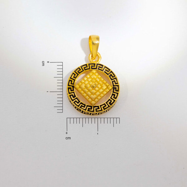 Gold Pendant With Antic Pattern - Image 6
