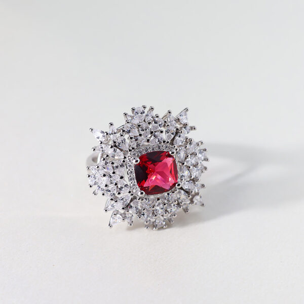 Royal Ruby Zircon Ring - Image 3