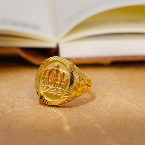 Crown Logo Gents Designer Ring - Image 5