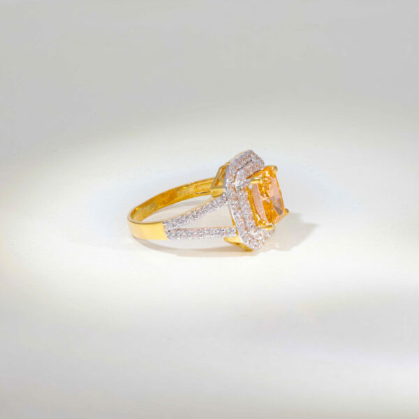 Greg Ruth Orange Solitaire Ring - Image 3
