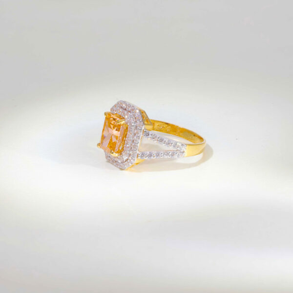 Greg Ruth Orange Solitaire Ring - Image 2