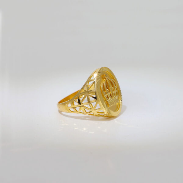 Crown Logo Gents Designer Ring - Image 4