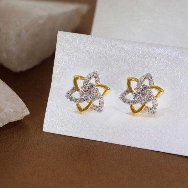 Analia Tulip Stone Stud Earrings - Image 4