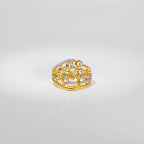 Dalliance Stone Studded Cocktial Ring