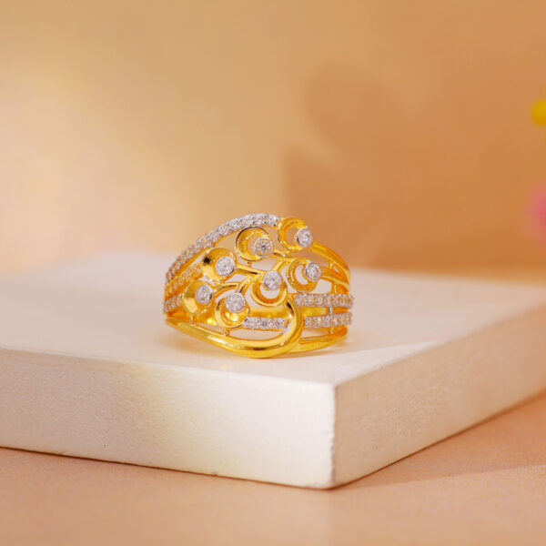 Dalliance Stone Studded Cocktial Ring - Image 4
