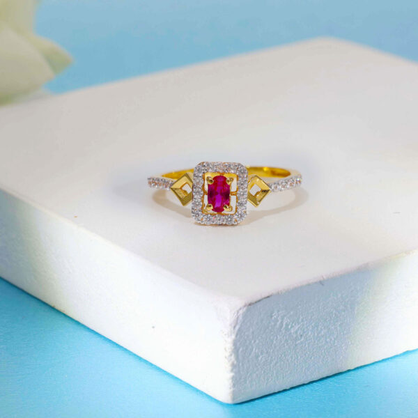 Precious Red Stone Ring - Image 4