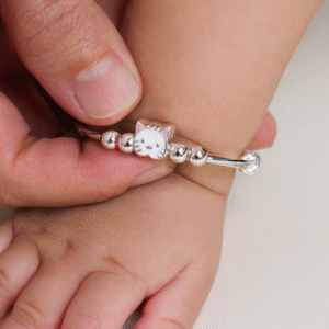 Pink Crystal Baby Pandora Bangles