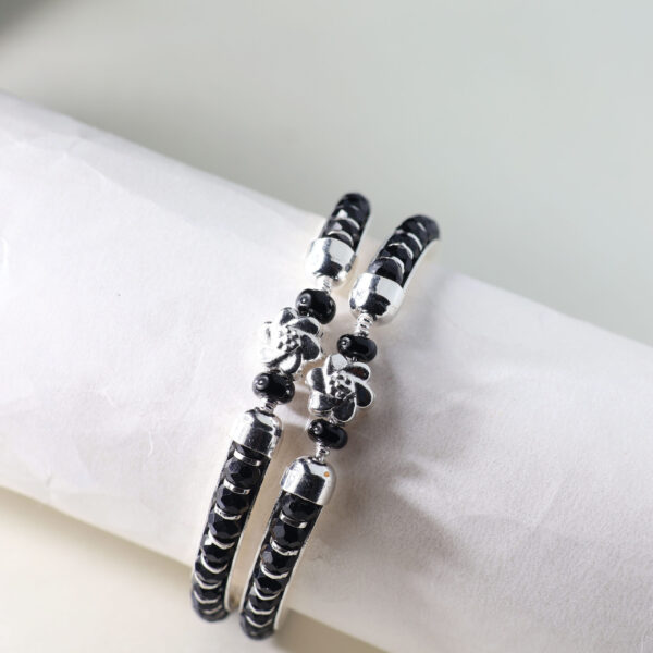 Luxe Onyx Orb bangles - Image 4