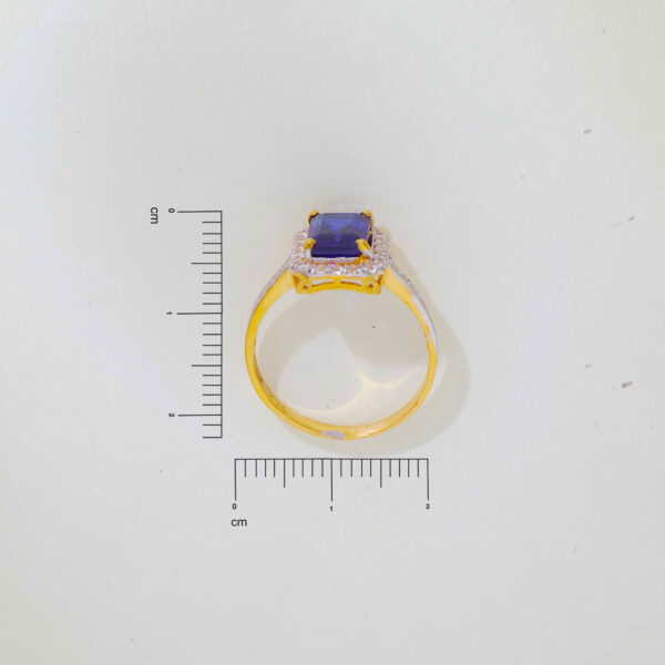 Royal Blue Ladies Stone Ring - Image 5