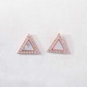 Contemporary Crystal Dangle Earrings