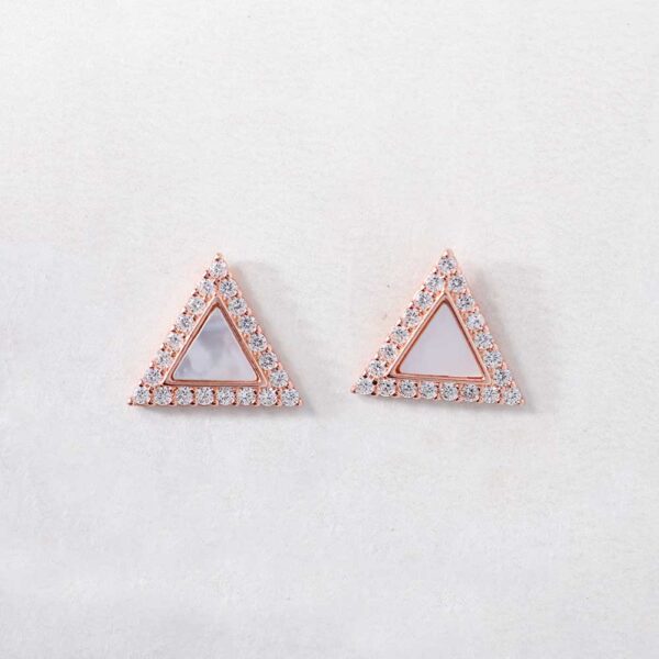 Contemporary Crystal Dangle Earrings