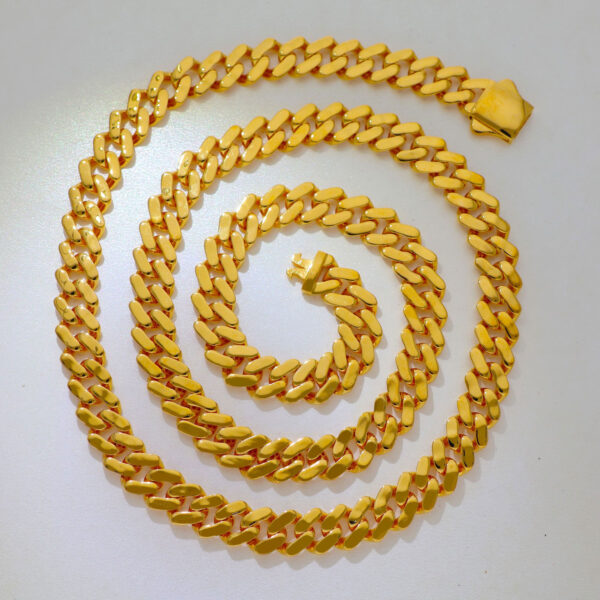 Figaro Gents Gold Chain - Image 3