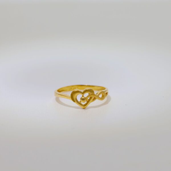 Infinity Heart Ladies Ring