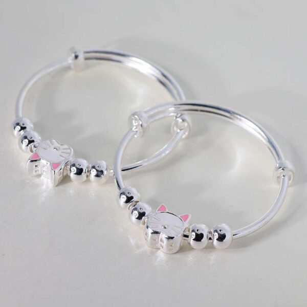 Pink Crystal Baby Pandora Bangles - Image 2