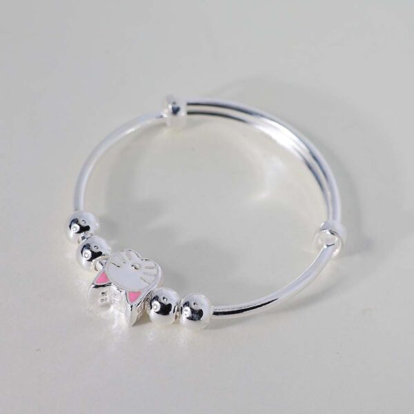 Pink Crystal Baby Pandora Bangles - Image 3