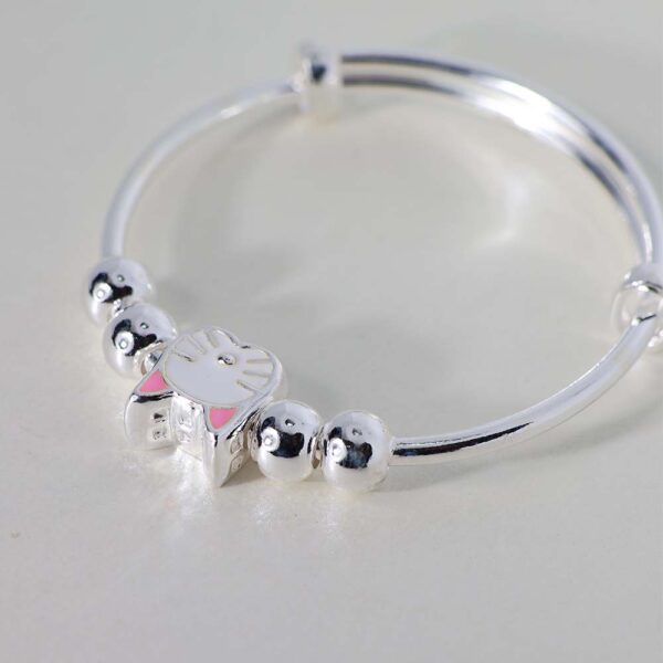 Pink Crystal Baby Pandora Bangles - Image 4