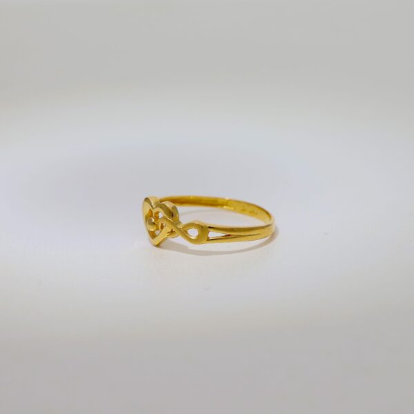 Infinity Heart Ladies Ring - Image 3