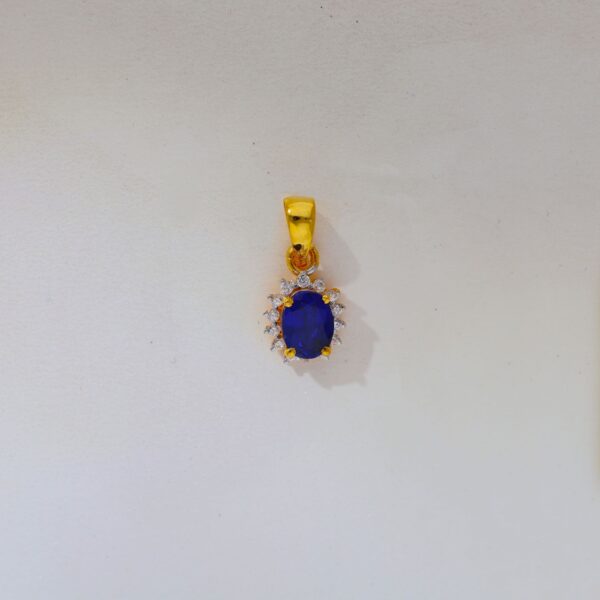 Haze Elegance Saphire Ladies Pendent Set - Image 2