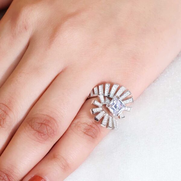 Radial Burst Ring