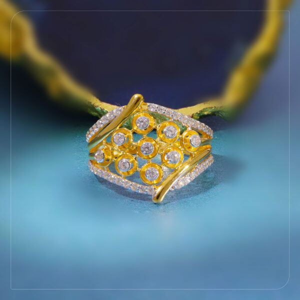 Gold Sparking Embrace Ring - Image 4