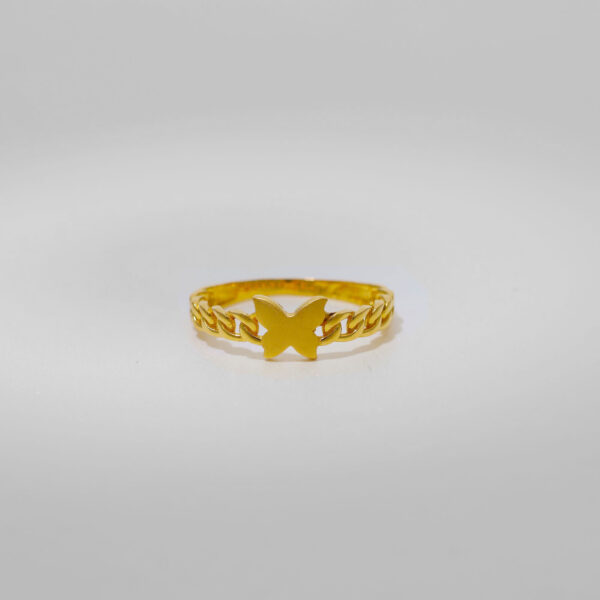 The Butterfly Band Ring