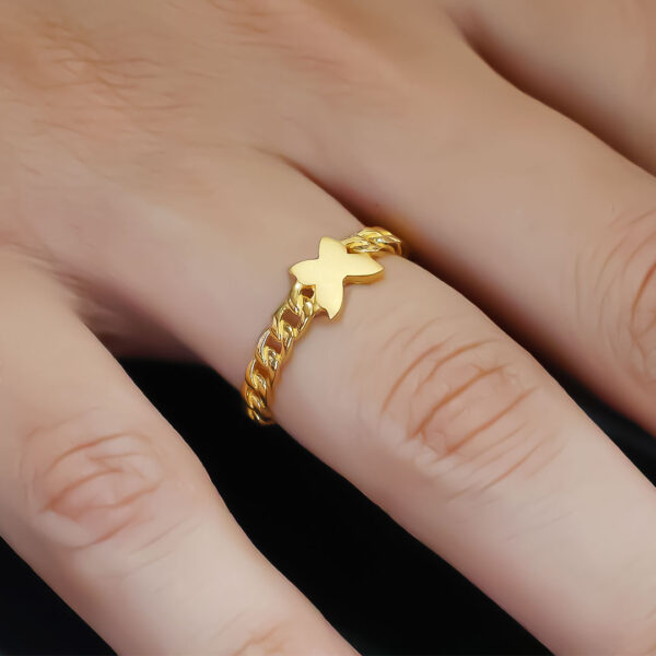 The Butterfly Band Ring - Image 5