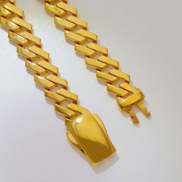 Artistic Gold Bracelet For Men - Image 2