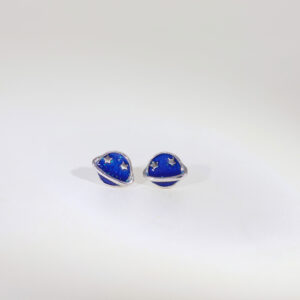 Floral Motif Pearl Drop Earrings