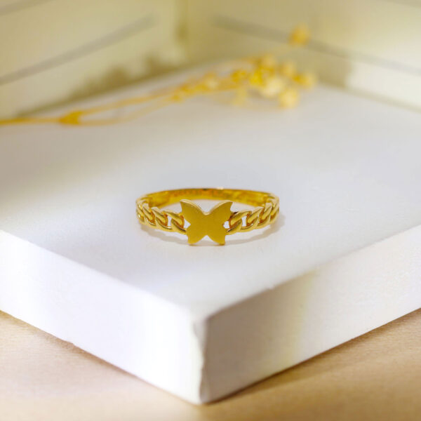 The Butterfly Band Ring - Image 4