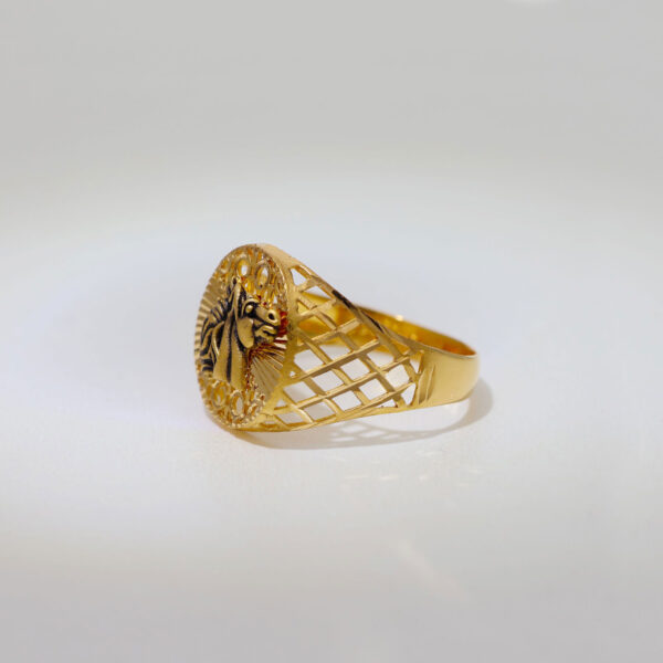 Morvi Horse Designer Gents Ring - Image 4