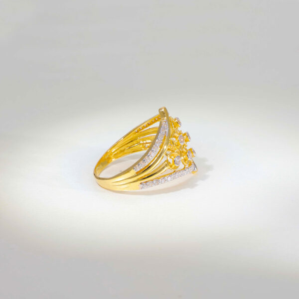 Gold Sparking Embrace Ring - Image 3