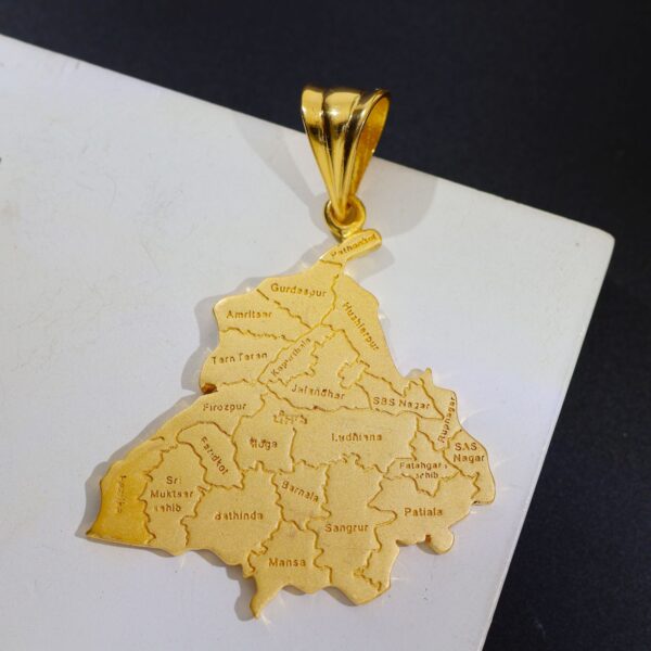 Punjab State Map Gents Pendent - Image 4