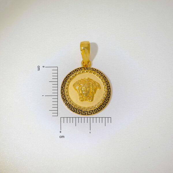Zigzag Versace Gents Gold Pendent - Image 5
