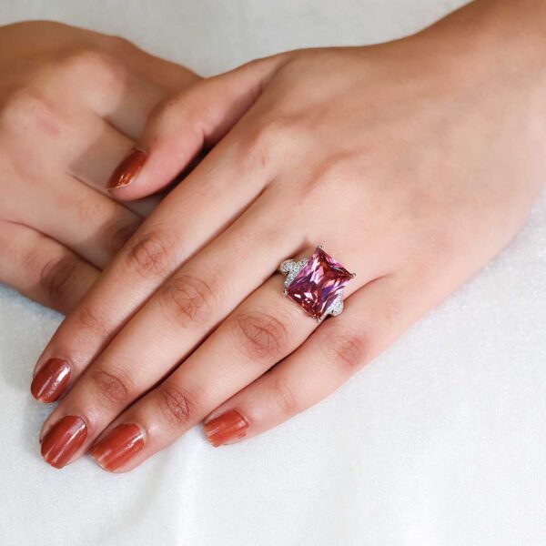 Pink Radiance Tourmaline Ring - Image 5