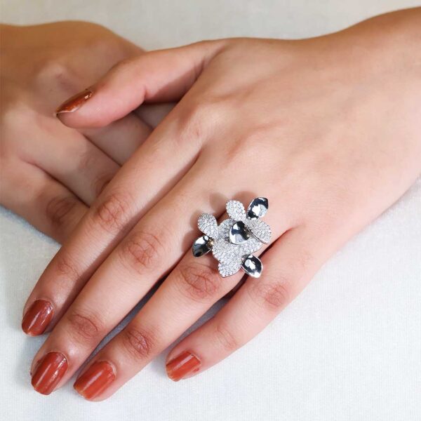 Fluttering Diamond Butterfly Ring - Image 5