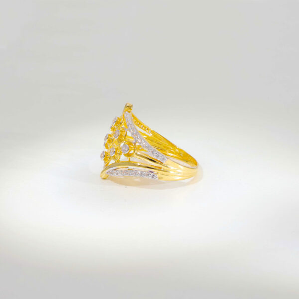 Gold Sparking Embrace Ring - Image 2