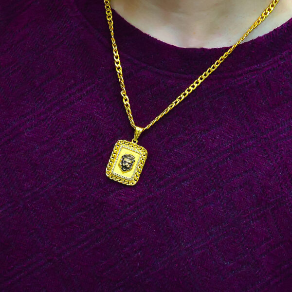 Krimo Lion Gold Gents Locket - Image 6