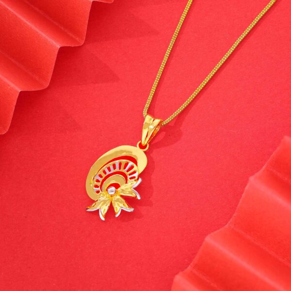 Halo Medallion Flower Ladies Pendent - Image 4