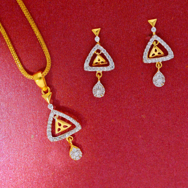 Gorgeous Ladies Stone Pendant Set - Image 4