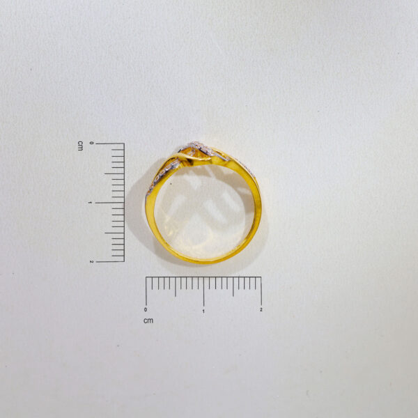 Yellow Gold Round Solitaire Ring - Image 6